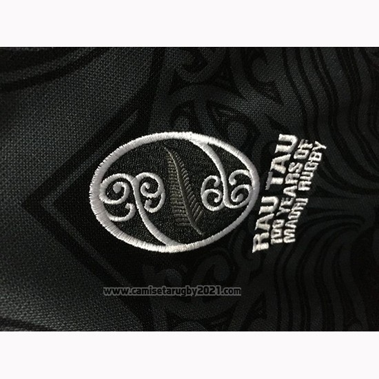 Camiseta Nueva Zelandia All Blacks Maori Rugby 100th Conmemorative